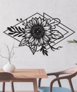 Metall-Sonnen-Wanddekoration – Bunt, 34 X 34 Cm, Für Garten, Terrasse & Wohnzimmer